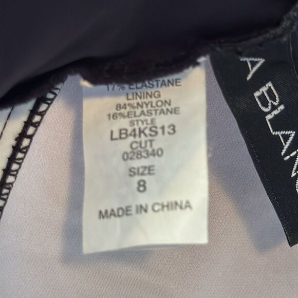 La Blanca Black White Polka Dot One Piece Swimsuit Ruched Retro Style Beach - Picture 15 of 16